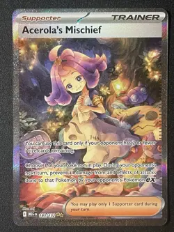 Acerola's Mischief SIR: Mega Evolution 183/132 Pokemon TCG NM/Mint! - Image 1