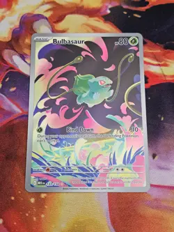Bulbasaur - Pokemon Mega Evolution 133/132 - Illustration Rare - NON-PROMO NM - Image 1