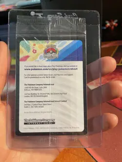 Pokemon Pikachu SVP190 World Championships 2024 Promo - Imperfect Seal! - Image 3