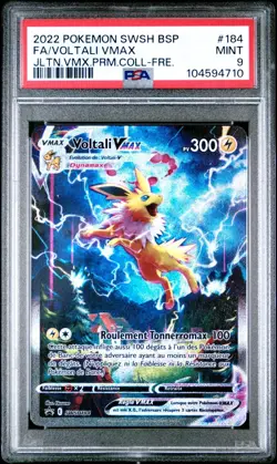 🇫🇷 VOLTALI VMAX ALTERNATIVE PSA 9 - PROMO SWSH184 EB FR Carte Pokemon 🇫🇷 - Image 2