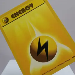 Pokemon TCG - Lightning Energy 100/102 Base Set Common WOTC 1999 - EXC - Image 1