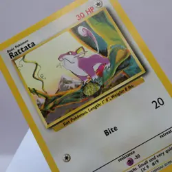 Pokemon TCG - Rattata 61/102 Base Set Common WOTC 1999 - EXC/NM - Image 1