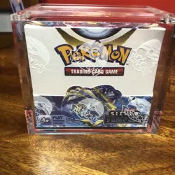 Pokemon TCG sliver Tempest Booster Box W/ Acrylic case - Image 1