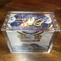Pokemon TCG sliver Tempest Booster Box W/ Acrylic case - Image 2
