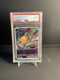 Pokemon Toedscool Illustration Rare SV01 Scarlet & Violet Base Set PSA 10 - Image 1