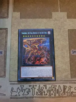 YUGIOH TCG VARUDRAS THE FINAL BRINGER OF THE END TIMES LEDE-EN945 SECRET 1ST NM - Image 1