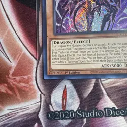 Galaxy-Eyes Tachyon Primal MZTM-EN011 Secret Rare 1st Edition Yu-Gi-Oh! Mint - Image 4