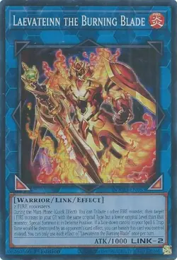 Near Mint, English Yu Gi Oh Laevateinn the Burning Blade - DOOD-EN053 - Super Ra - Image 1