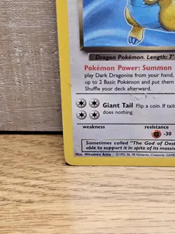 Dark Dragonite 22/82 Team Rocket Non-Holo Rare Pokemon Card TCG - Image 5