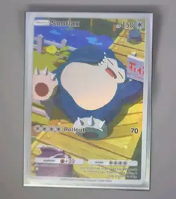 Pokemon TCG Pocket Snorlax CUSTOM Holofoil Full Art Card With Texture Immersive - Image 1