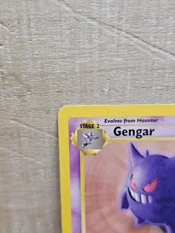 Gengar 20/62 Fossil Non-Holo Rare Pokemon Card TCG - Image 3
