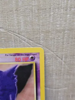 Gengar 20/62 Fossil Non-Holo Rare Pokemon Card TCG - Image 4