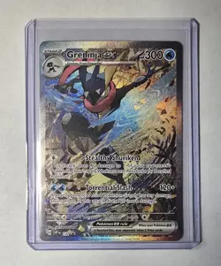 Pokemon TCG Greninja EX SVP 132 Scarlet & Violet Black Star Promo Card NM/Mint - Image 1