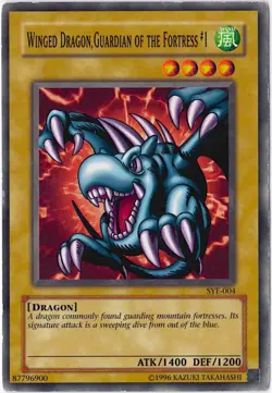 Winged Dragon, Guardian of the Fortress SYE-004 SD Yugi Evolution Yugioh Card LP - Image 1