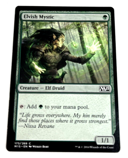 Magic the Gathering Elvish Mystic Magic 2015 173/269 Regular Common Card - Image 1