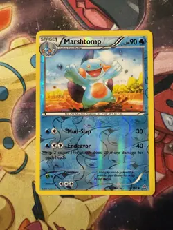 Marshtomp Reverse Holo Uncommon XY Primal Clash 34/160 LP Pokemon Card - Image 1