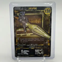 Resident Evil Deck Building Game Rocket Launcher WE-008 Weapon Card Bandai - Image 3