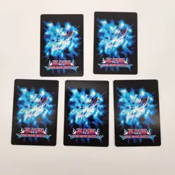 Set of 5 Suit Ichigo Rukia Uryu Grimmjow Toshiro Bleach Soul Card Battle Holo - Image 5