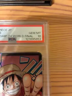 PSA10 One Piece DON!! Card Monkey D Luffy Championship 2024 World Final Japanese - Image 5