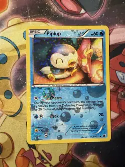 Piplup RC6/RC25 Legendary Treasures Radiant Collection Holo 2013 LP card - Image 1