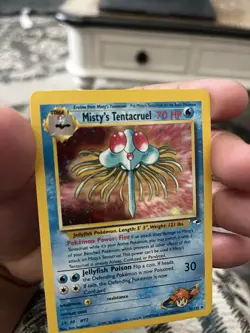 Pokemon Card - Misty's Tentacruel Gym Heroes 10/132 Holo Rare - Image 2