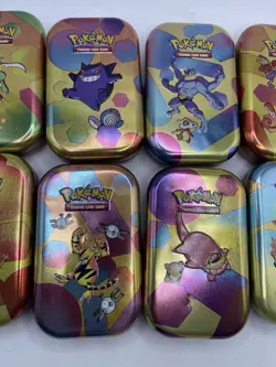 Lot Of 8 Pokemon Scarlet & Violet 151 Mini Tin Set : EMPTY TINS : Card Storage - Image 2