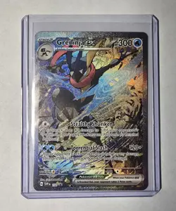 Pokemon TCG Greninja EX SVP 132 Scarlet & Violet Black Star Promo Card NM/Mint - Image 1