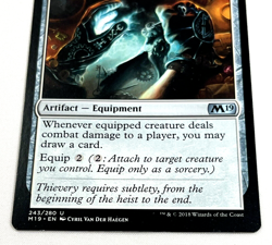 Magic the Gathering Card Rogue's Gloves Core Set 2019 Regular Uncommon - Image 3