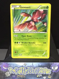 Pokemon Card Genesect BW99 Holo Rare Black Star Promo Light Play - Image 1