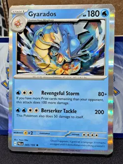 3D Custom Card: Pokemon TCG - Gyarados 043/193 Holo Shadowbox - Image 1