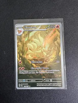POKEMON CARD NINETALES 199/197 ILLUSTRATION RARE OBSIDIAN FLAMES 🔥 - Image 1