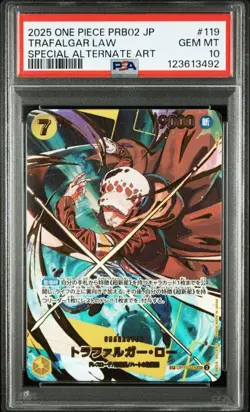 PSA 10 Trafalgar Law SEC SP OP10-119 The Best Vol.2 2025 ONE PIECE Card Japanese - Image 1