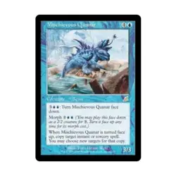 WOTC MtG Scourge Mischievous Quanar (R) (Foil) EX - Image 1