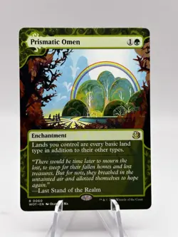 Prismatic Omen 0060 Wilds of Eldraine Enchanting Tales WOT MTG NM - Image 1