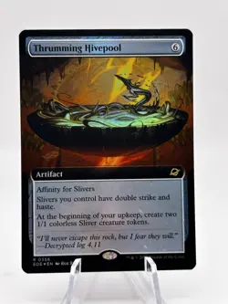 Thrumming Hivepool 0356 Extended Art Foil Edge of Eternities EOE MTG NM - Image 1
