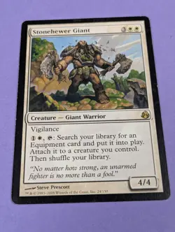 MTG Magic: Morningtide: Stonehewer Giant #24/150 Rare - LP - Image 1
