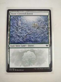 Snow-Covered Forest - Kaldheim KHM Magic the Gathering MTG - NM+ #285 - Image 1