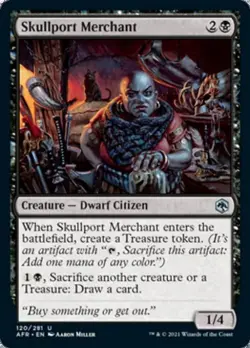 Skullport Merchant - Near Mint MTG Adventures in the Forgotten Realms - Image 1