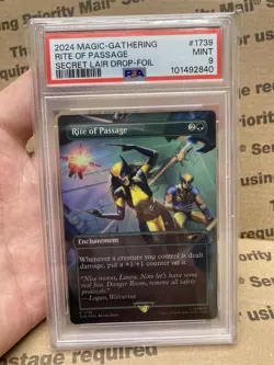 Rite of Passage (Rainbow Foil) - Secret Lair Drop Series (SLD) PSA 9 MTG - Image 1