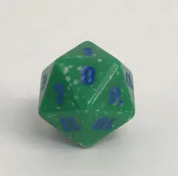 MTG TCG Spindown Life Counter Dragon's Maze Green/Blue Simic D20 - Image 5