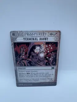 MTG Outlaws of Thunder Junction 0055 Breaking New Terminal Agony UNCOMMON - Image 1