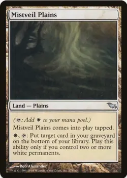 1 x Mistveil Plains - Shadowmoor - LP - MTG - EOF - Image 1