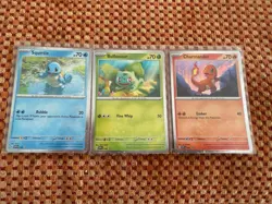 2023-25 Pokemon SV Black Star Promos SVP EN Squirtle Charmander Bulbasaur - Image 1