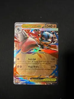 Pokemon TCG Mega Lucario ex Mega Evolution ENG 077/132 In Hand - Image 2