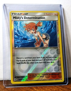 POKEMON MISTY'S DETERMINATION 62/68 REVERSE HOLO HIDDEN FATES NM NEAR MINT - Image 5