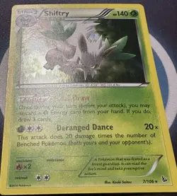 Pokemon TCG - SHIFTRY - FlashFire 7/106 Rare Holo - LP - Image 2