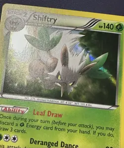 Pokemon TCG - SHIFTRY - FlashFire 7/106 Rare Holo - LP - Image 3