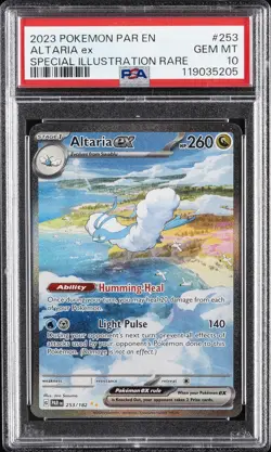 2023 POKEMON PAR EN-PARADOX RIFT SPECIAL ILLUSTRATION RARE ALTARIA EX PSA 10 - Image 1