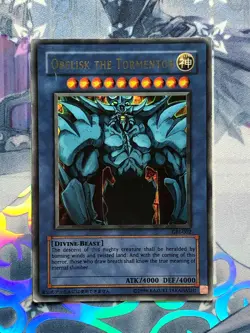 GBI-002 Obelisk The Tormentor Ultra Rare PROMO Edition MP/HP! YuGiOh TCG - Image 1