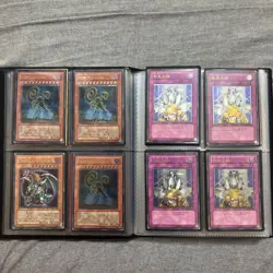 YuGiOh Holo Rare Lot 112 Card Japanese Vintage Blue Red Eyes Dark Magician LP-HP - Image 4
